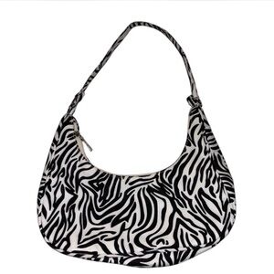 zebra y2k shoulder bag purse